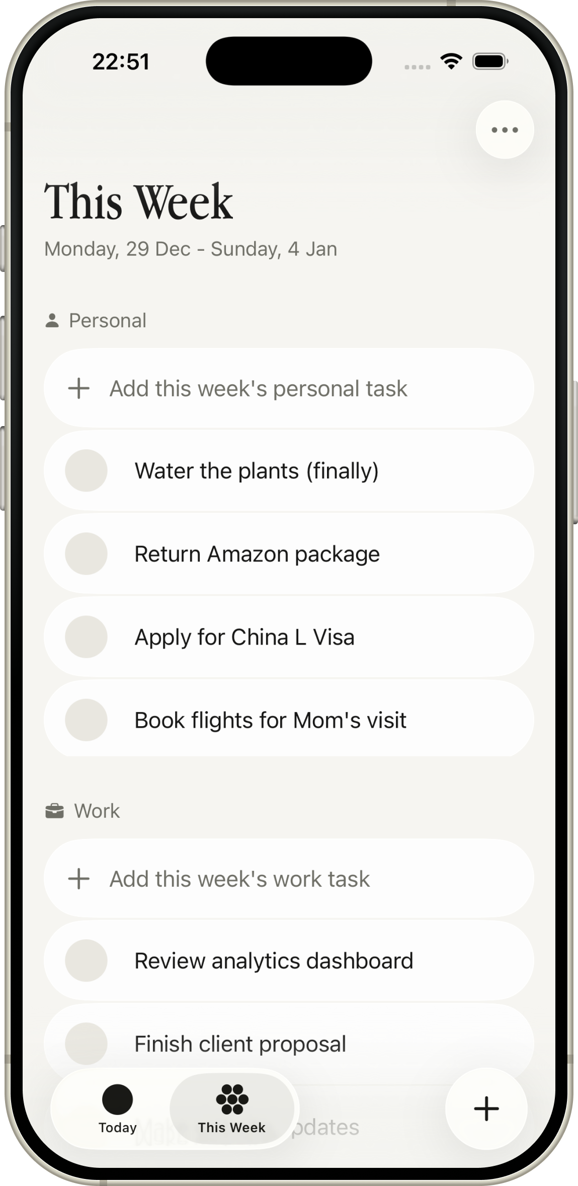 Balance App Screenshot